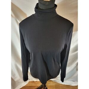 st john caviar mock neck Black Long Sleeve Size M